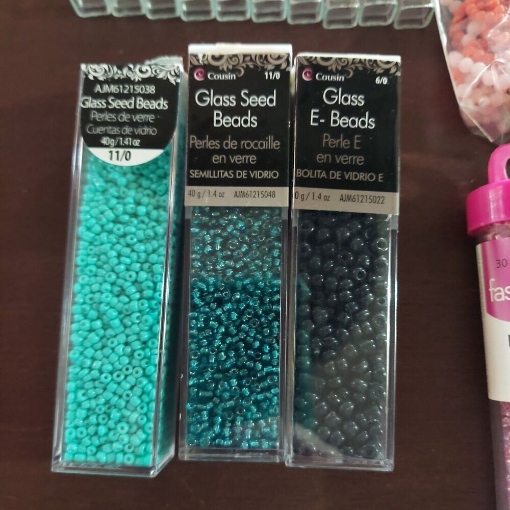 Beads and Tube Containers Lot - Picture 4 of 6